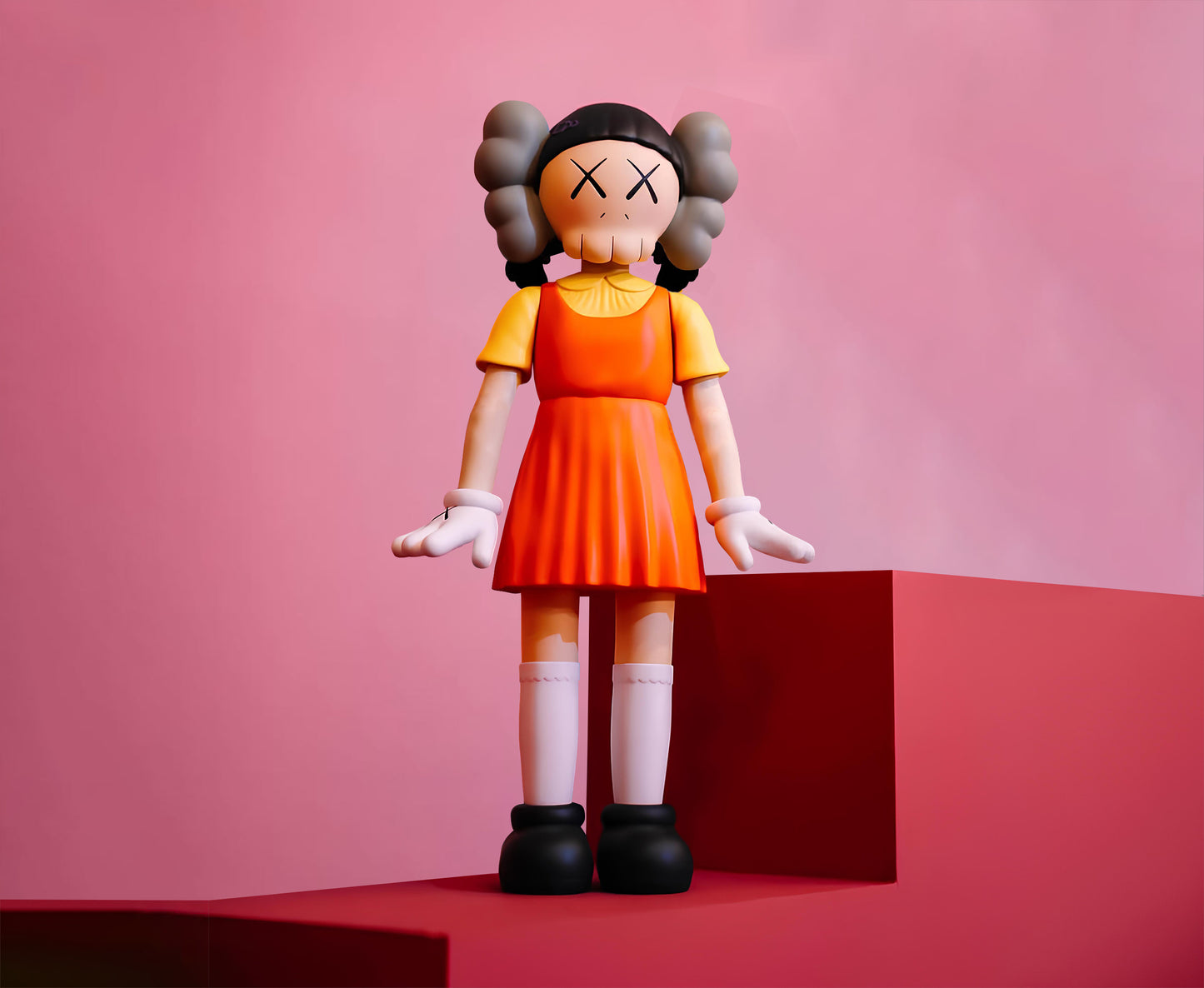 Squid Girl Kaws Statue