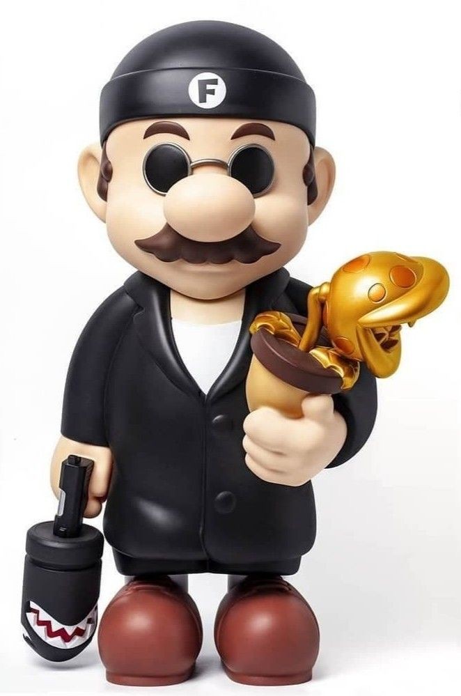 Fools Paradise Mario Statue