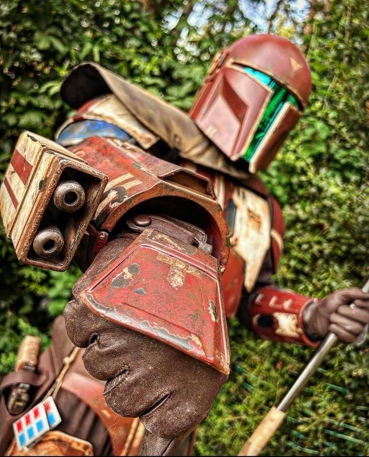 Custom Forest Mando Costume