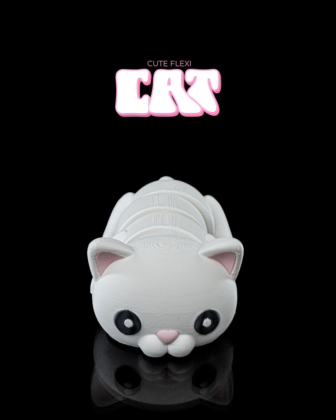 Flexi Cat Keychain