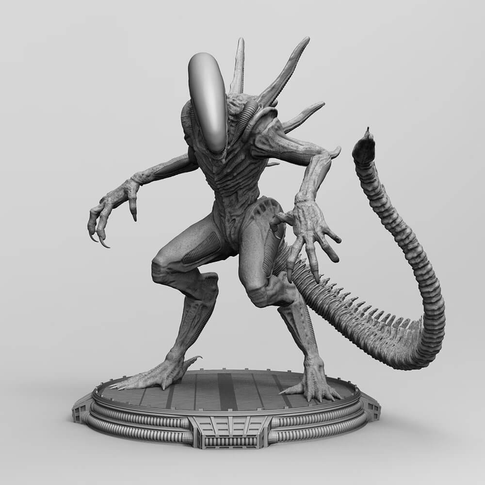 Custom Alien Statue Comission