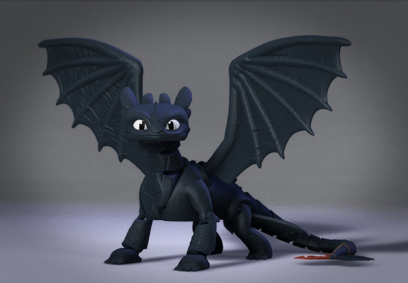 Flexi Toothless Dragon