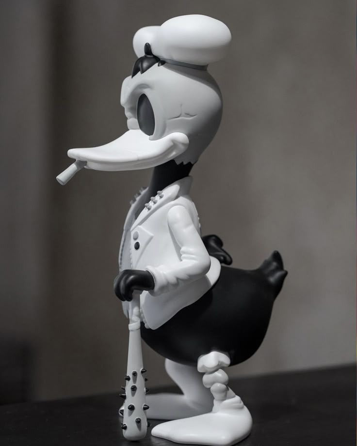 Angry Punk Duck - Custom Statue