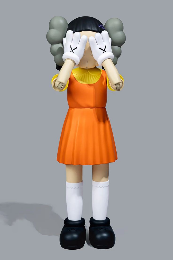 Squid Girl Kaws Statue
