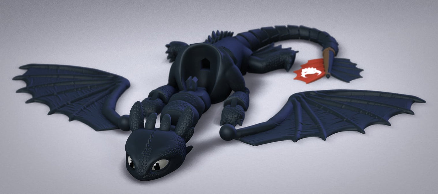 Flexi Toothless Dragon