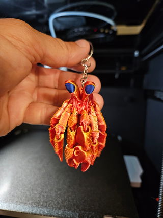 Hermit Crab Keychain