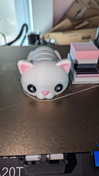 Flexi Cat Keychain