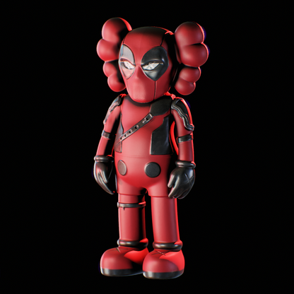 Redpool Kaws Custom Statue