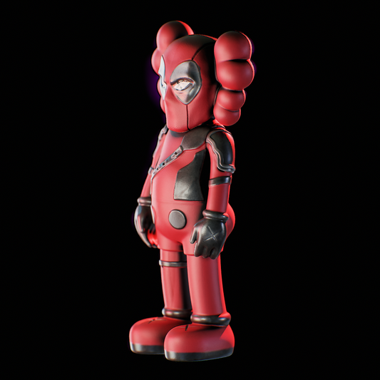 Redpool Kaws Custom Statue