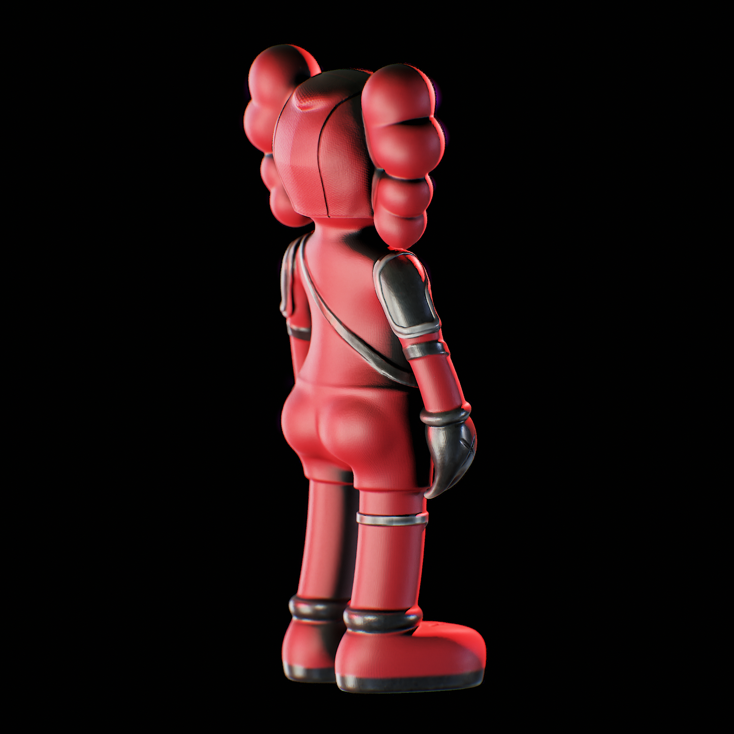 Redpool Kaws Custom Statue