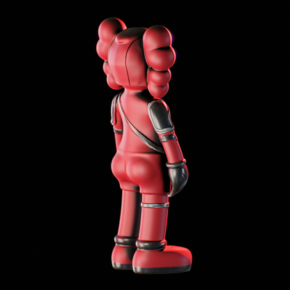 Redpool Kaws Custom Statue