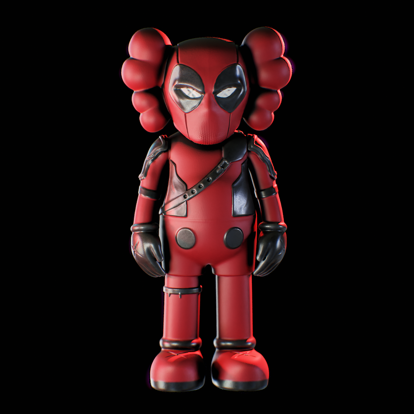 Redpool Kaws Custom Statue