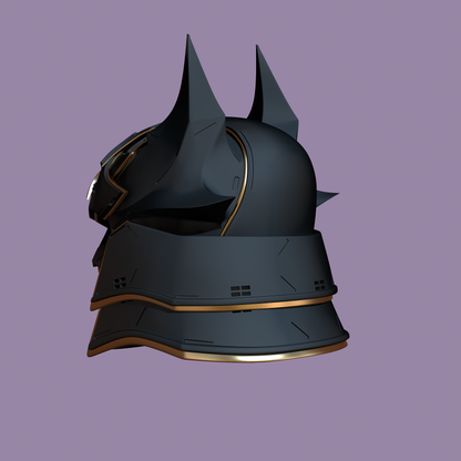 Batmaurai Helmet Costume - Mia3dDreams