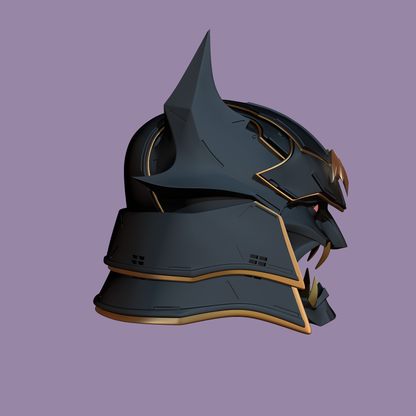 Batmaurai Helmet Costume - Mia3dDreams