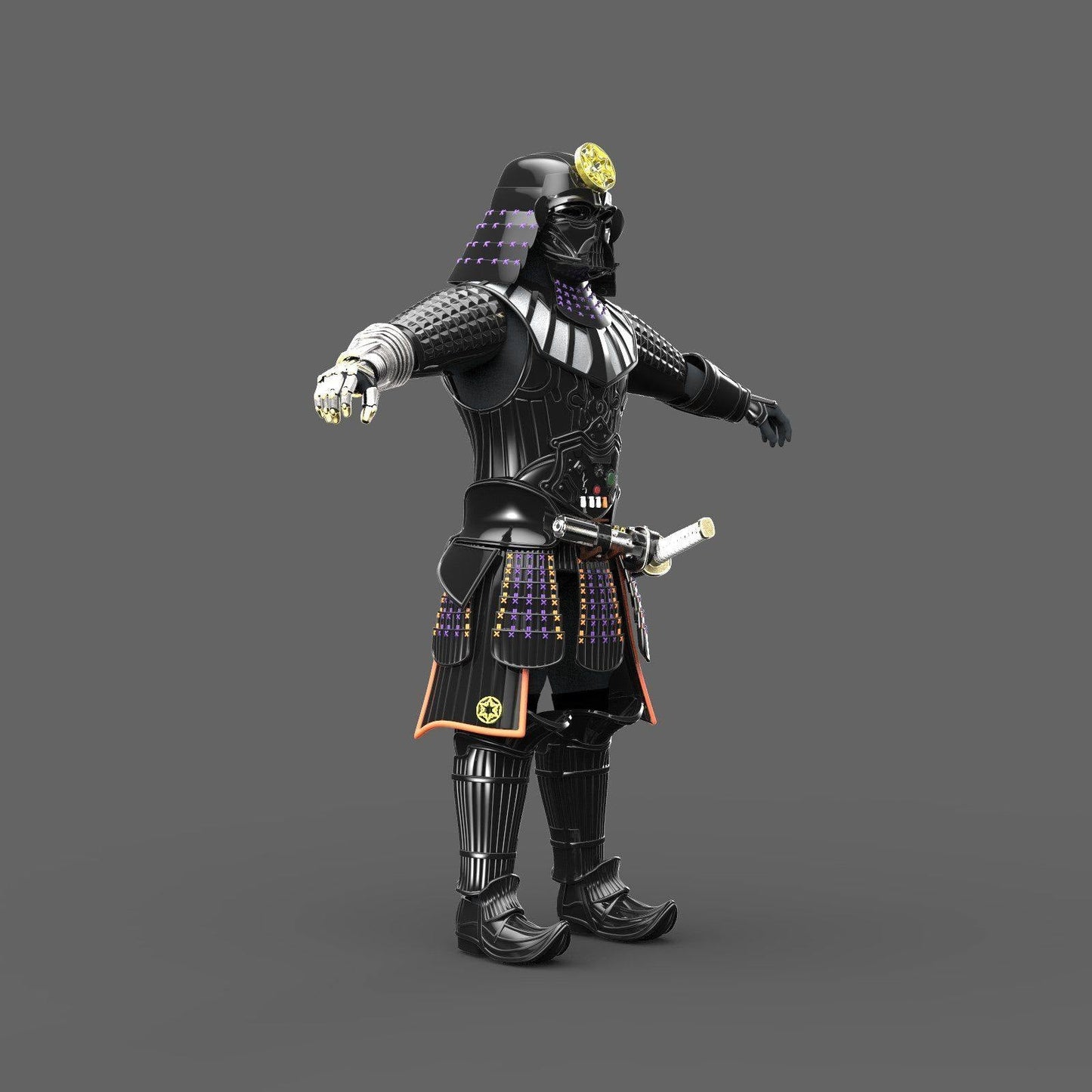 Samauai Hunter  Full Armor - Mia3dDreams