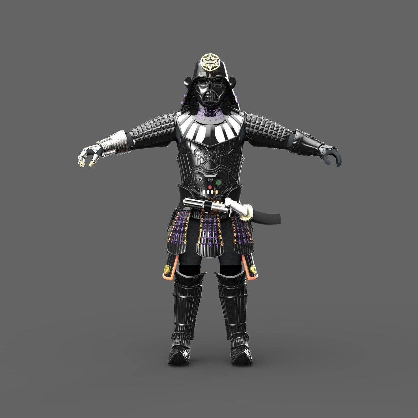 Samauai Hunter  Full Armor - Mia3dDreams