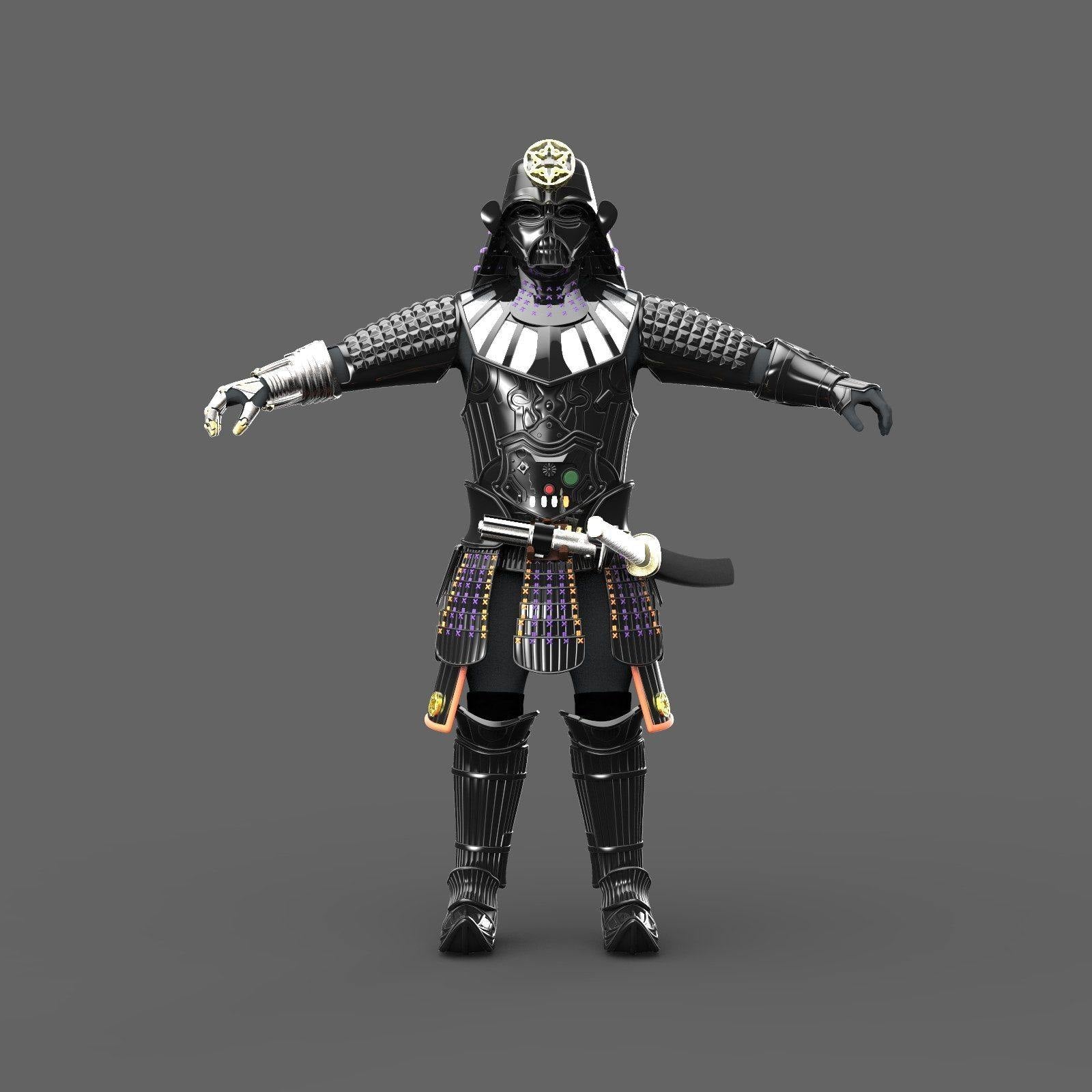 Samauai Hunter  Full Armor - Mia3dDreams