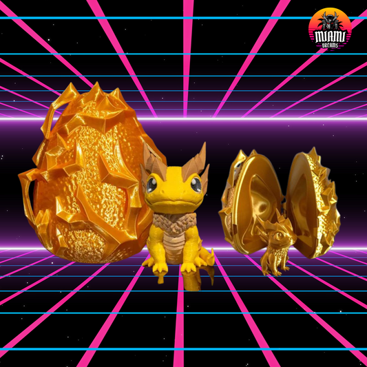 Flexi Dragon With Egg