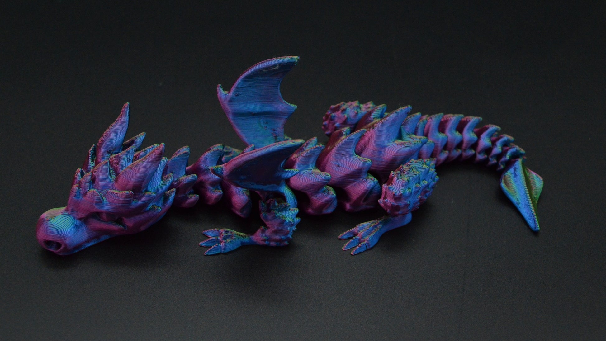 Articulated Trippy Baby Dragon - Mia3dDreams