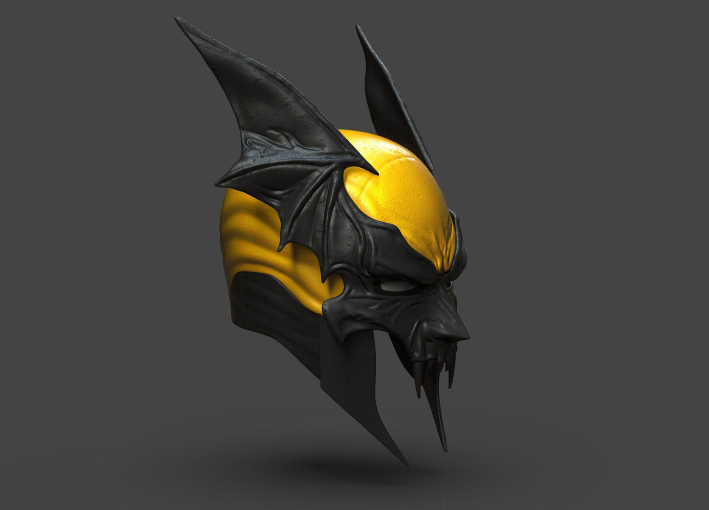 SKULL WOLF CUSTOM HELMET - Mia3dDreams