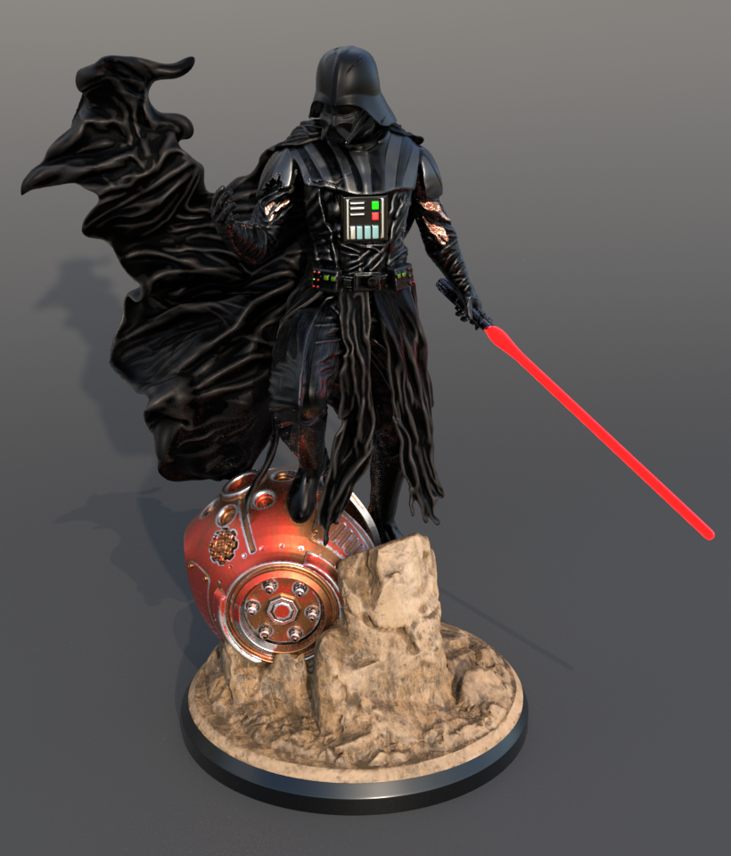 DARTH LEADER CSTOM FIGURE - Mia3dDreams