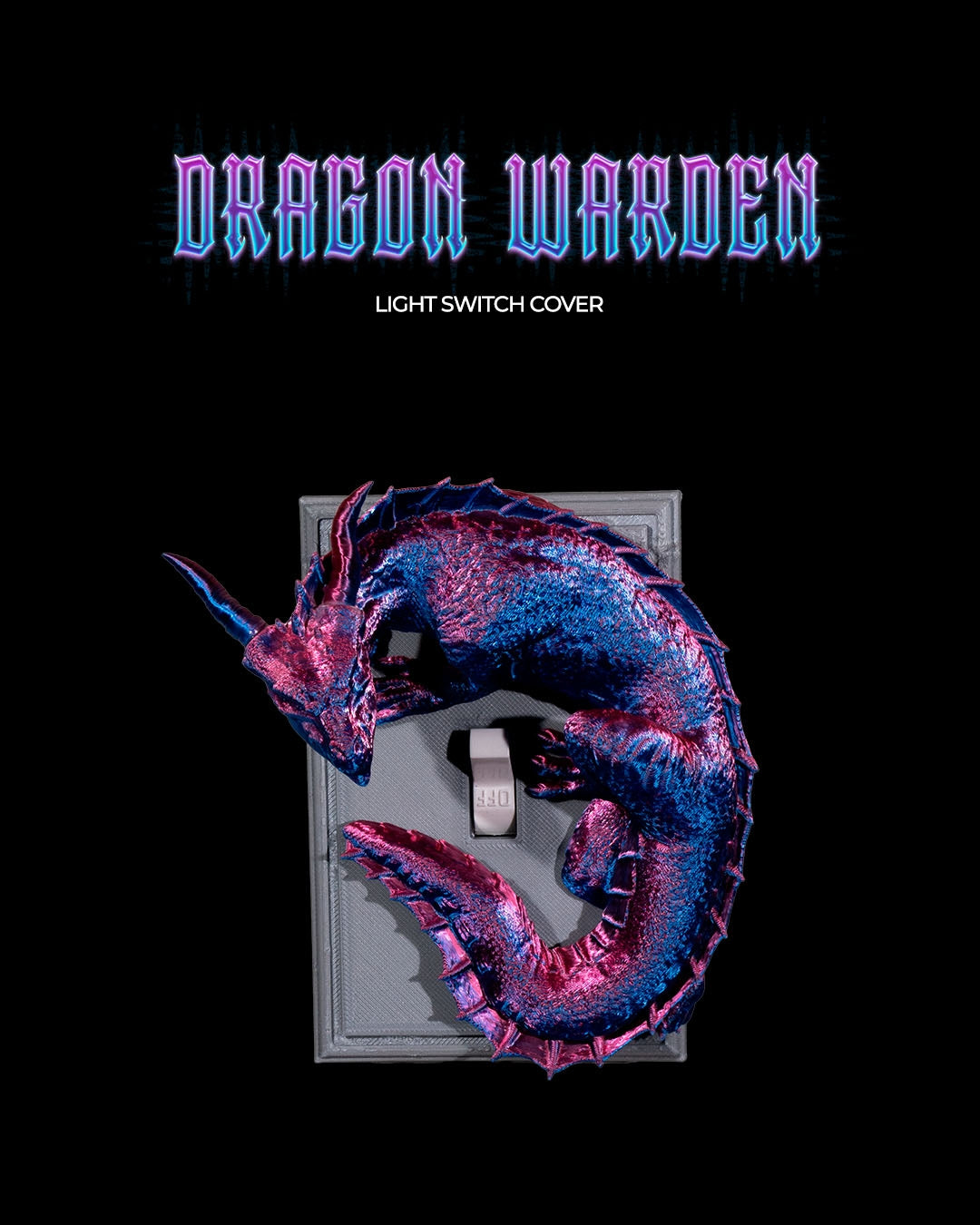 Dragon Light Switch Cover - Mia3dDreams