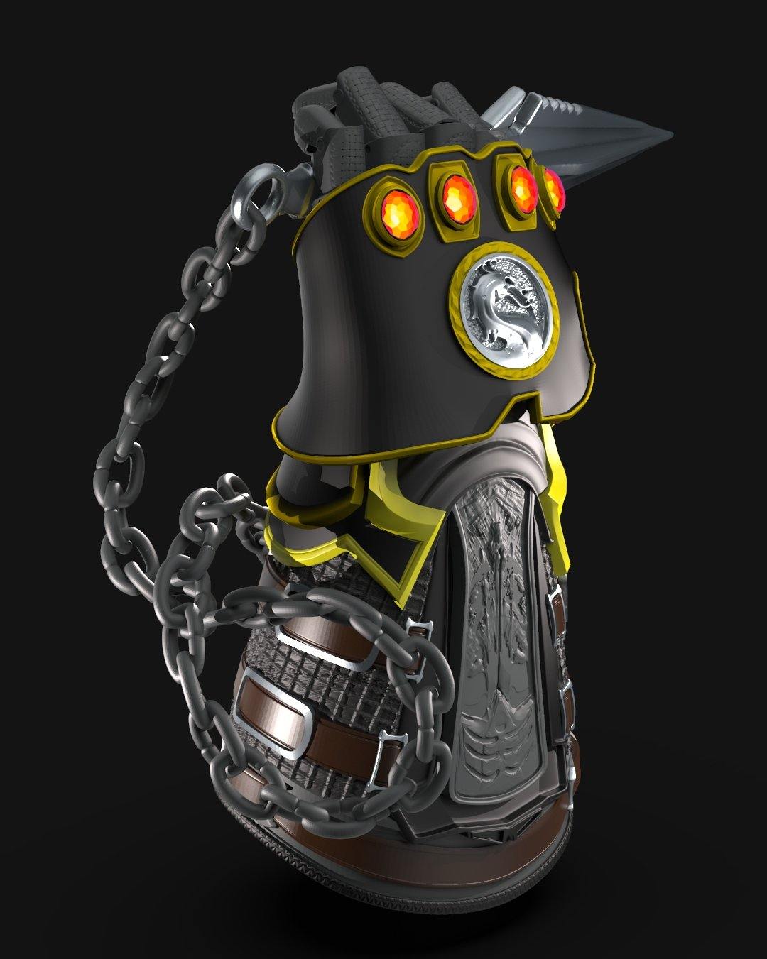 Custom Samurai Phantom gauntlet - Mia3dDreams