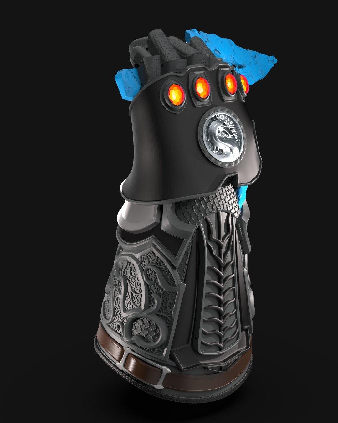 Custom Samurai Phantom gauntlet - Mia3dDreams