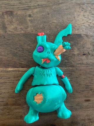 Zombie Bunny Figure