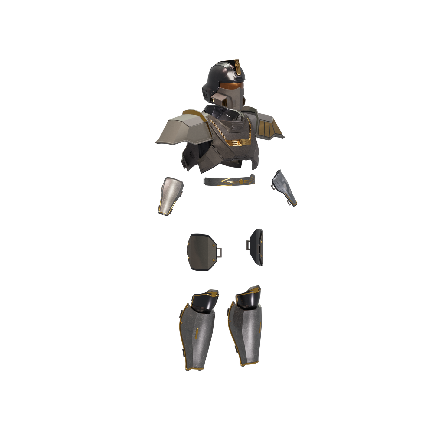 Custom Iron Hero Raider Full Armor - Mia3dDreams