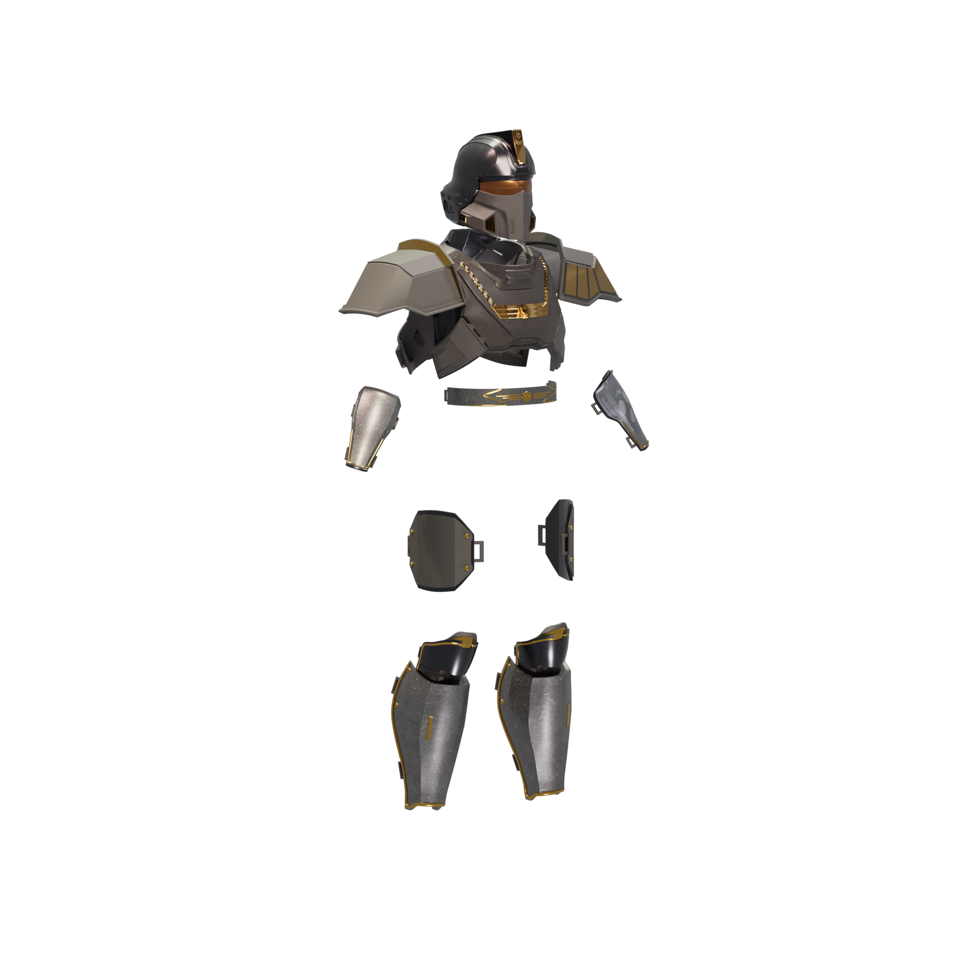 Custom Iron Hero Raider Full Armor - Mia3dDreams