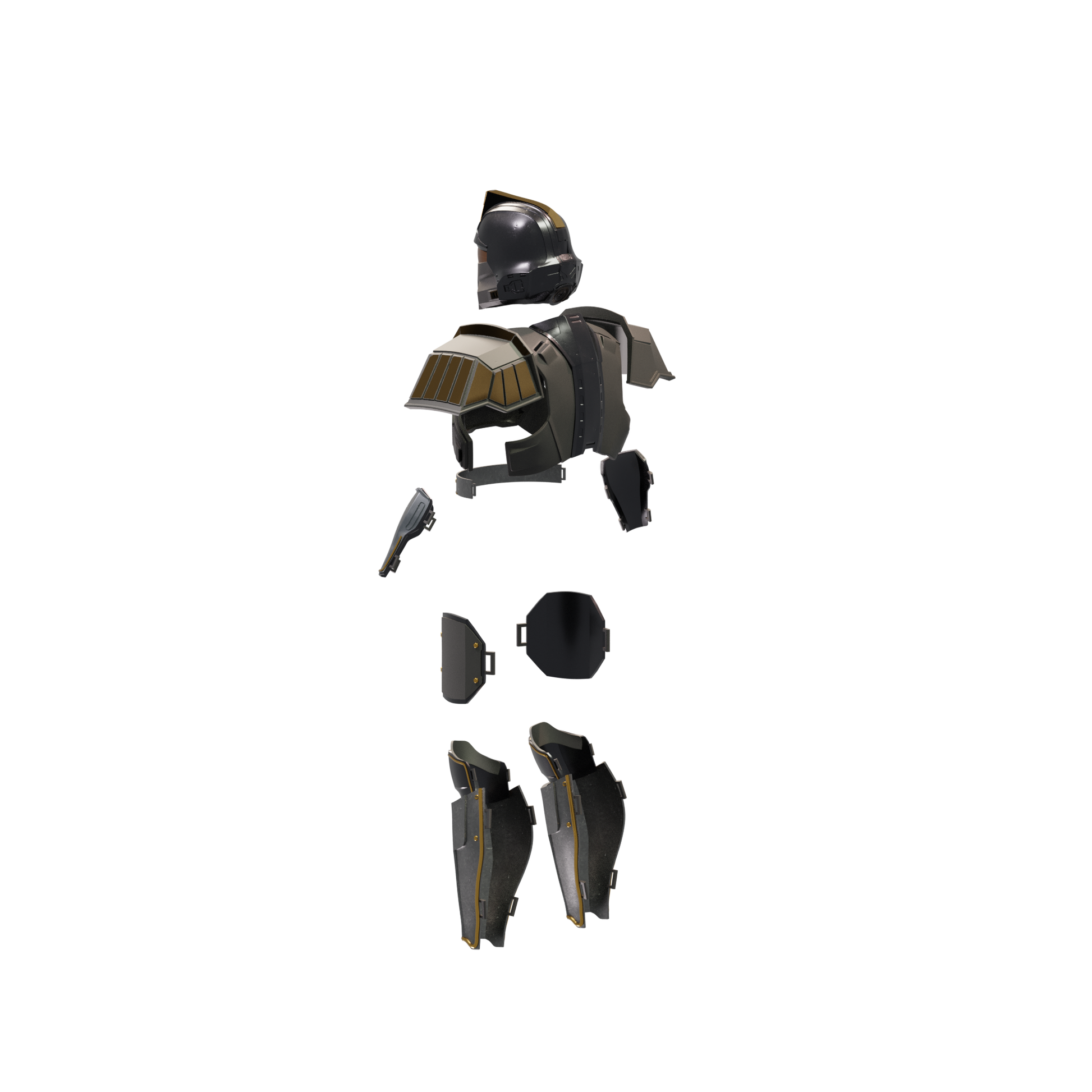 Custom Iron Hero Raider Full Armor - Mia3dDreams