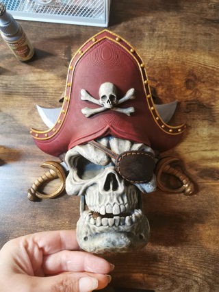 Pirate Skull Sigil Door Knocker - Mia3dDreams
