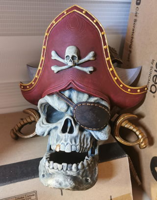 Pirate Skull Sigil Door Knocker - Mia3dDreams
