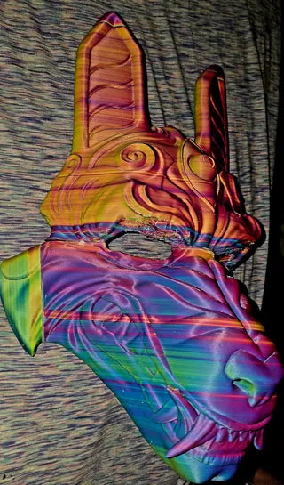 Red Okami Bunny Mask