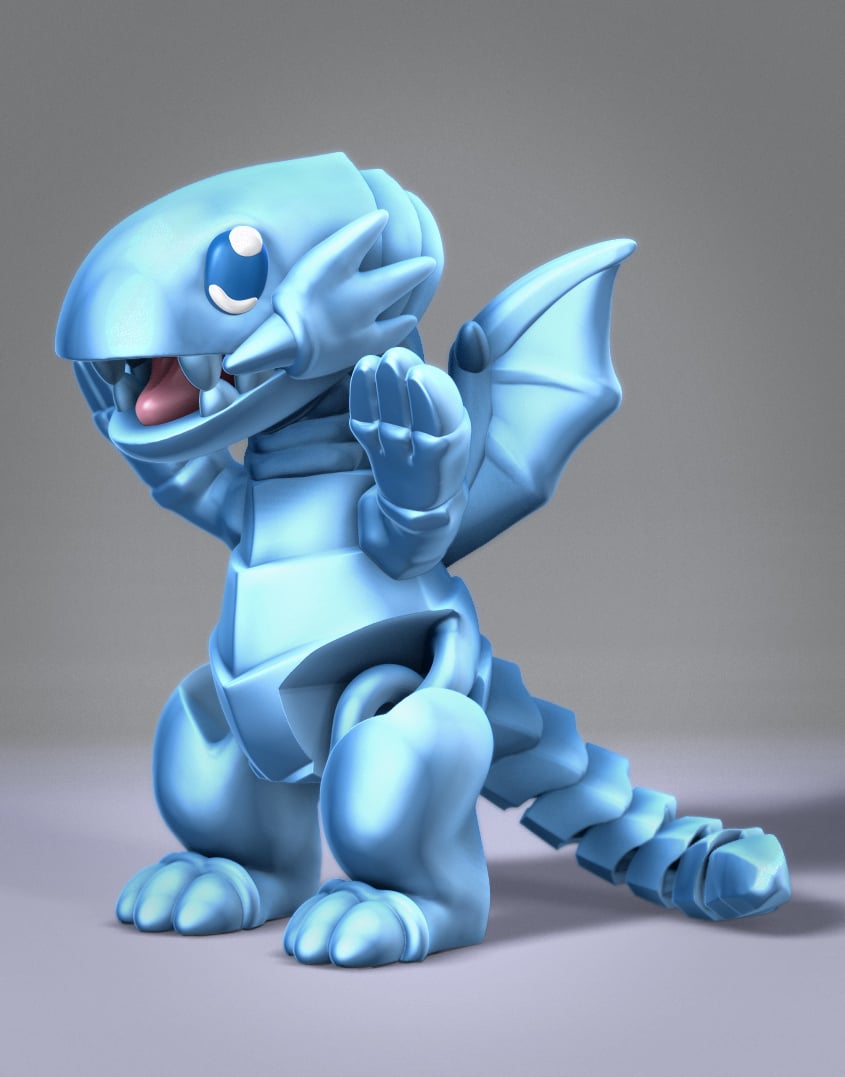 Flexi Toon Blue Eyes Dragon