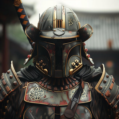 Samurai Iron Hunter Full Armor - Mia3dDreams