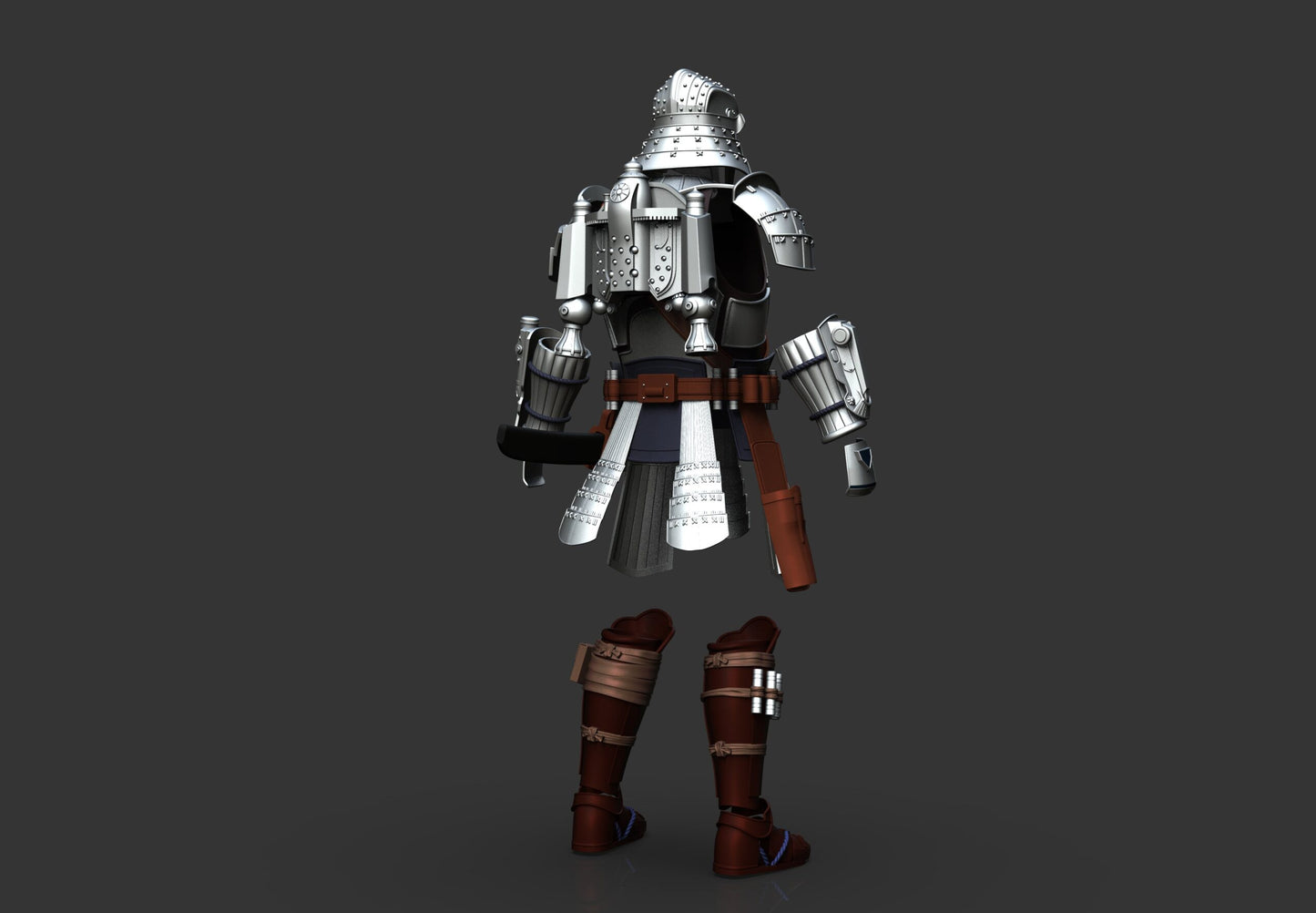 Samurai Iron Hunter Full Armor - Mia3dDreams